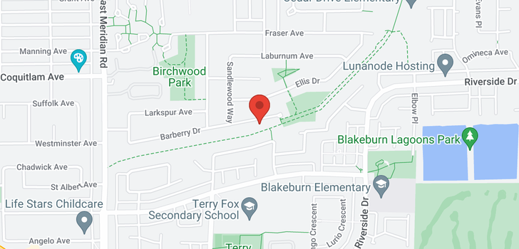 map of 1226 BARBERRY DRIVE